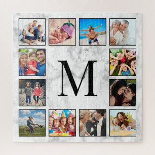 White marble Stone Pattern Legpuzzel