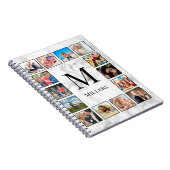 White marble Stone Pattern Notitieboek (Rechterzijde)