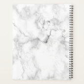 White marble Stone Pattern Planner (Achterkant)