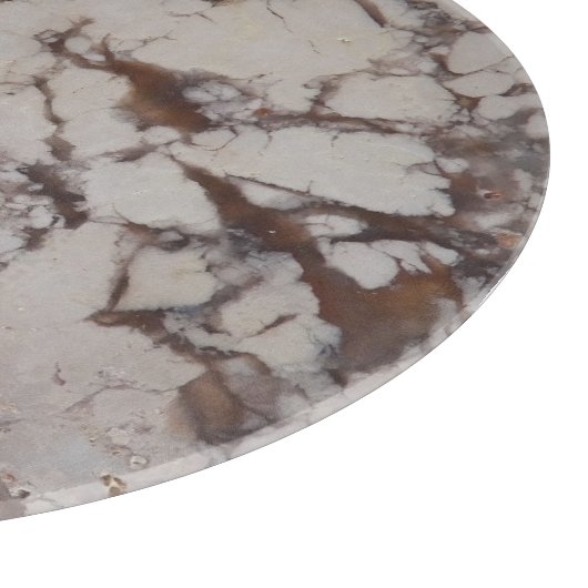 White marble Stone Pattern Snijplank (Hoek)