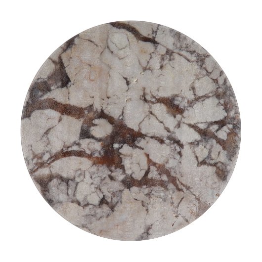 White marble Stone Pattern Snijplank (Voorkant)