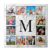 White marble Stone Pattern Tegeltje (Voorkant)