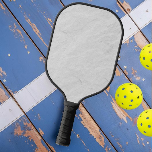 White marble Stone Pickleball Paddle
