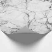 White marble Stone Print Cadeaupapier (Hoek)