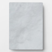 White marble Stone Tabletop Plaque met Easel Fotoplaat (voorkant)