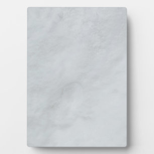 White marble Stone Tabletop Plaque met Easel Fotoplaat
