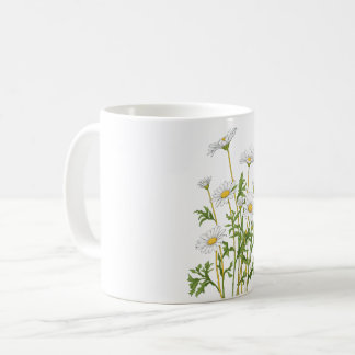 White Marguerite Daisy Koffiemok