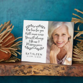 White Memorial Typography Photo Keepomwille Fotoplaat (Zijkant)