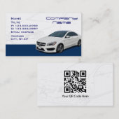 White Mercedes Benz Visitekaartjes (Voorkant / Achterkant)