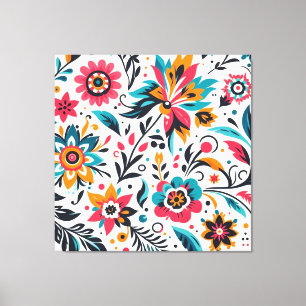 White Mexican Tasse Canvas Afdruk