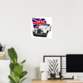White MG TF Poster (Thuiskantoor)
