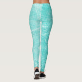 White MG Warrior Awareness Ribbon Leggings (Achterkant)
