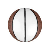 White Mini Basketbal (Verticaal)