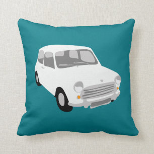 White Mini Car Cushion by Rupert and Poppy Kussen