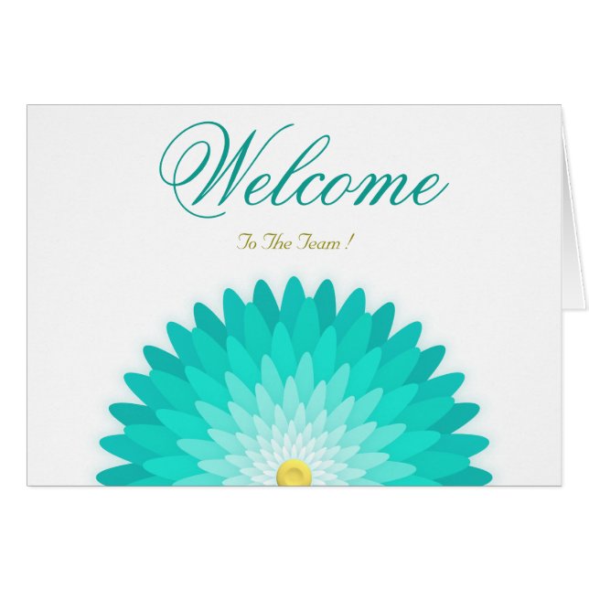 White Minimal Lotus Welcome Wishing (Voorkant Horizontaal)