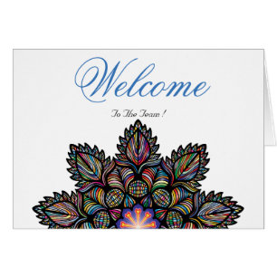 White Minimal Lotus Welcome Wishing