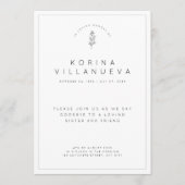 White minimalist bij het liefdevol geheugen-begraf programma (Voorkant)