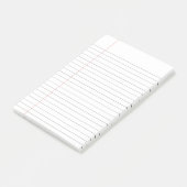 White Minimalist College oordeelde het schrijven Post-it® Notes (Schuin)