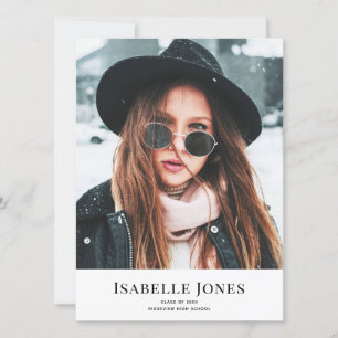 White minimalist Photo Afstuderen