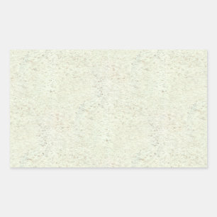 White Mist Cork Wood Grain look Rechthoekige Sticker
