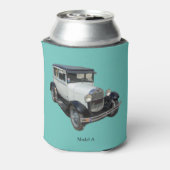 White Model A koelbox Blikjeskoeler (Blikje Achterkant)