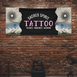 White Modern Text Hand Drawn 2 Photo Business Name Spandoek