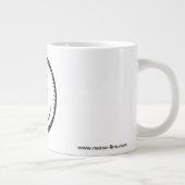 White Monkey Circle Nazca Line Specialty Mug (Droite)