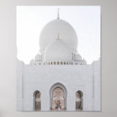 White Mosque Islamic Architect Poster (Voorkant)