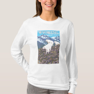 White Mountain Goat Family Wyoming T-shirt