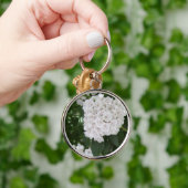 White Mountain Laurel Floral Button Sleutelhanger (Hand)