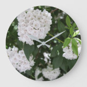 White Mountain Laurel Star Shaped Flowers Grote Klok (Voorkant)