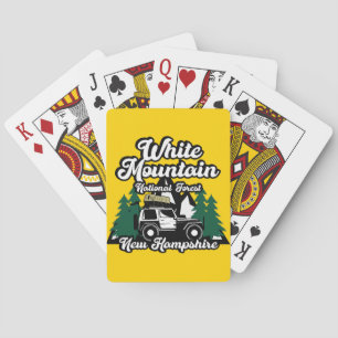 White Mountain National Forest New Hampshire Pokerkaarten