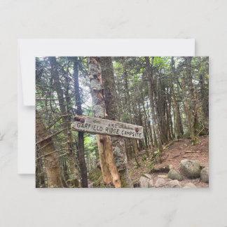 White Mountains Garfield Ridge Campsite Postcard Briefkaart