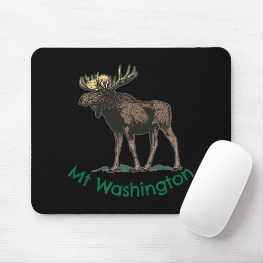 White Mountains Mt Washington New Hampshire Moose Muismat (Met muis)