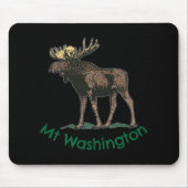 White Mountains Mt Washington New Hampshire Moose Muismat (Voorkant)