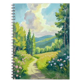White Mountains | New Hampshire Landscape Painting Notitieboek