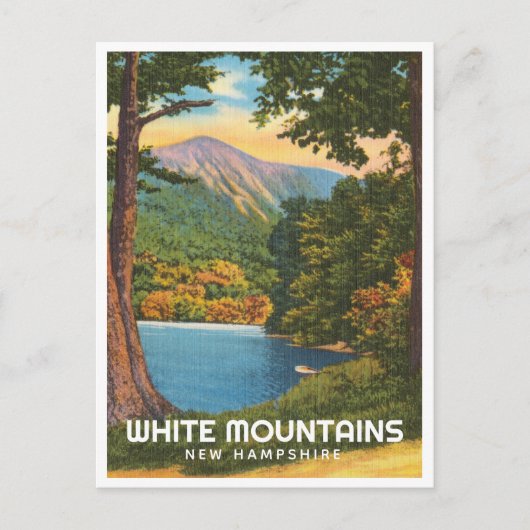 White Mountains, New Hampshire meer Briefkaart (Voorkant)