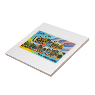 White Mountains New Hampshire NH Travel Souvenir Tegeltje