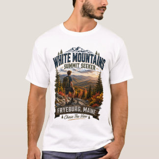 White Mountains Summit Seeker Fryeburg Maine Tiene T-shirt