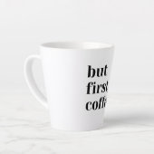 White mug With desing (Angle gauche)