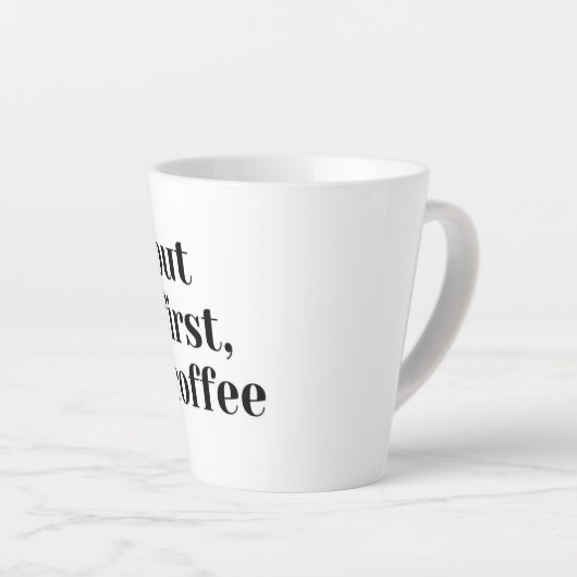 White mug With desing (Angle droit)
