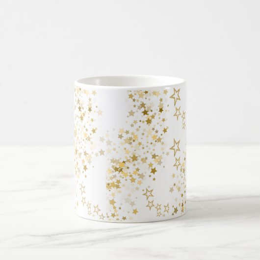 White Mug with golden stars (Centre)