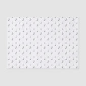 White Music Note tissuepapier (Voorkant)