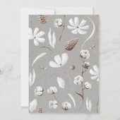 White Natures Wreath Wedding invitations (Dos)