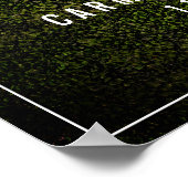 White Neon Til Death Neon Heart Weddenschap Welkom Poster (Hoek)