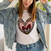 White Nested Hearts T-Shirt – Valentine Tee