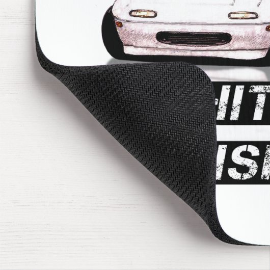 White Noise MX5 Miata Muismat (Hoek)