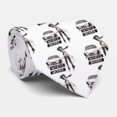 White Noise MX5 Miata Stropdas (Opgerold)