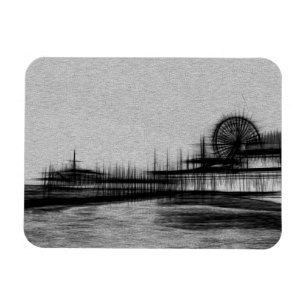 White Noise Santa Monica Pier Magneet