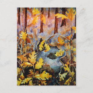 "White Oak Rennaisance" Briefkaart voor landwegen